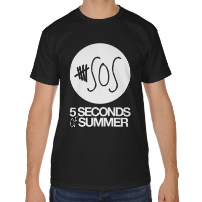 Blogerska koszulka męska 5 second of summer SOS